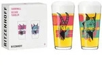 Ritzenhoff Trinkbecher Farbknall 2er-Set 003, Becher, Daniel Fatemi , Kristallglas,