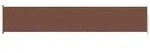 vidaXL Seitenmarkise Ausziehbar 117x600 cm Braun