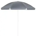Kingsleeve Sonnenschirm 180cm anthrazit wasserabweisend Strandsonnenschirm