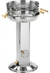 Haushalt International HI 60178 Edelstahl S&auml;ulengrill Rundgrill