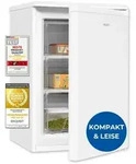 Exquisit Gefrierschrank GS80-031E weiss | Nutzinhalt: 86 L | 4-Sterne-Gefrieren 