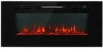 KlarsteinGaleras Elektrischer Wand- und Einbaukamin 1800 W LED 3 Farben TimerSchwarz