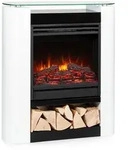 KlarsteinStudio 5 Arc Elektrokamin 1800 W LED-Flammen Heizl&uuml;fter FernbedienungWei&szlig;