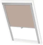 vidaXL Verdunkelungsrollo Beige SK08