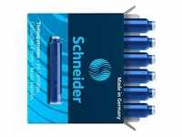 Schneider Tintenpatrone Standard für Füllhalter 6 Stück Königsblau löschbar