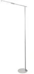 Ideal - Verstellbare wei&szlig;e LED-Stehleuchte aus Metall, H. 130 cm, Fabas Luce -