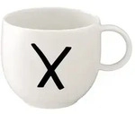 like. by Villeroy & Boch LETTERS Kaffeebecher 'X' 330 ml