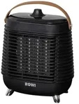 ROWI 1 03 03 0409 Keramik-Heizl&uuml;fter HKH 1500/1/1 Retro 45 m3 Schwarz