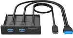 GrauGear GG 18030 - USB 3.1 3 Port Bay Hub 2x 3.0 A 1x 3.1 C