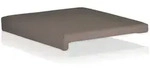 Lycce Bankauflage TAUPE Klemmkissen Sitzkissen 1 Leiste 35cm Klemmtiefe...
