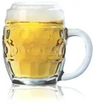 6x St&ouml;lzle Oberglas Bierkrug T&uuml;binger 0,25 l, geeicht, Bierglas