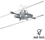 Paulmann Seilsystem Mac II Einzelspot GU5,3 max. 10W dimmbar 12V Chrom matt 94132