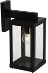 BRILLIANT GAIA Wandleuchte 35,5 cm Metall / Glas Schwarz, 44482/06