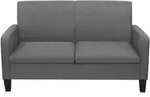 vidaXL 2-Sitzersofa 135 x 65 x76 cm Dunkelgrau