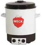 WECK Einkochautomat emailliert mit Uhr