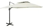 vidaXL Ampelschirm mit L&uuml;ftung 300x300 cm Sandwei&szlig;