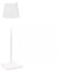 Zafferano Poldina Pro Micro White wiederaufladbare und dimmbare LED-Tischleuchte mit