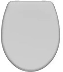 Sch&uuml;tte WC Sitz GREY, Duroplast Toilettendeckel mit Absenkautomatik und