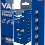 Varta Batterie Alkaline, Mignon, AA, LR06, 1.5V Longlife Power, Retail Box (40-Pack)