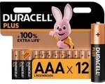Duracell-Batterien Plus 100 AAA, 12 St&uuml;ck