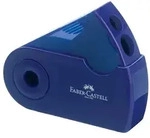 FABER-CASTELL Doppelspitzdose Sleeve rot / blau sortiert