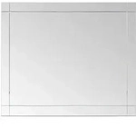 vidaXL Wandspiegel 80x60 cm Glas