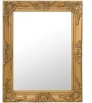vidaXL Wandspiegel im Barock-Stil 50x60 cm Golden