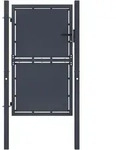 vidaXL Gartentor Stahl 100 x 150 cm Anthrazit