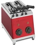 MilanToast - Toaster 2 Zangen ROT 220-240 V 50/60 Hz 1,37 kW