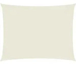 vidaXL Sonnensegel Oxford-Gewebe Rechteckig 3x4 m Creme
