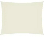 vidaXL Sonnensegel Oxford-Gewebe Rechteckig 3,5x5 m Creme