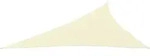 vidaXL Sonnenschirmsegel, dreieckiges Oxford-Gewebe, 3 x 4 x 5 m, cremefarben, Modell