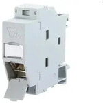 METZ CONNECT REGplus IP20 E-DAT modul, Modul Hutschiene, lichtgrau