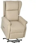 HOMCOM - Aufstehsessel - 74L x 94B x 111H cm - wei&szlig;