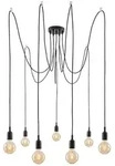 Paulmann Neordic Pendelleuchte Ketil E27 max. 7x60W Schwarz dimmbar Silikon#Metall