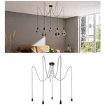 Paulmann Neordic Pendelleuchte KetilE27max. 5x60W Schwarz dimmbar Silikon#Metall