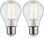 Paulmann LED Birne Filament E27 230V 2x806lm 2x7W 2700K Klar 28641