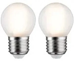 Paulmann LED Tropfen Filament E27 230V 2x470lm 2x5W 2700K Matt 28639