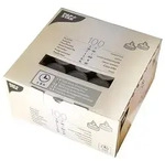 Starpak 100 Teelichte &Oslash; 38 mm &middot; 22 mm weiss &middot; mit langer Brenndauer 8 h