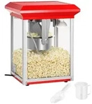 Royal Catering Popcornmaschine - 1300 W - 5 kg/h - ECO - rot -