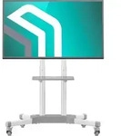 ONKRON TV St&auml;nder rollbar f&uuml;r 32-65 Zoll bis 50 kg, h&ouml;henverstellbar, max VESA