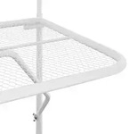 Balkontisch Stahl| vidaXL : Farbe - Weiss