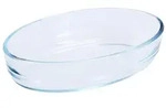 Pyrex Ovale Auflaufform aus Borosilikatglas 21 X 13 X 5 Cm Classic Glas