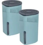 WENKO Raumentfeuchter Mod. Drop T&uuml;rkis 1000 g 2er Set