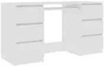 vidaXL Schreibtisch Wei&szlig; 140x50x77 cm Holzwerkstoff