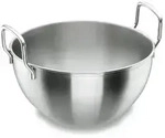 LACOR Halbkugeliger Kessel mit Griffen aus Edelstahl 18/10 26cm 4L 50327