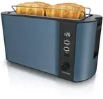 Arendo 4-Scheiben-Toaster mit Restzeitanzeige, Langschlitz-Toaster,...
