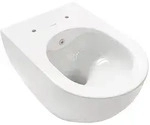 Creavit Design RimOff H&auml;nge WC mit Taharet/Bidet/Dusch-WC Funktion Wei&szlig;