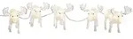 Konstsmide LED Acryl Elche, 5er-Set, 40 warm wei&szlig;e Dioden, 24V, Au&szlig;en (IP44),