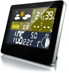 BEARWARE Funkwetterstation mit LCD Farbdisplay inkl. Au&szlig;ensensor &